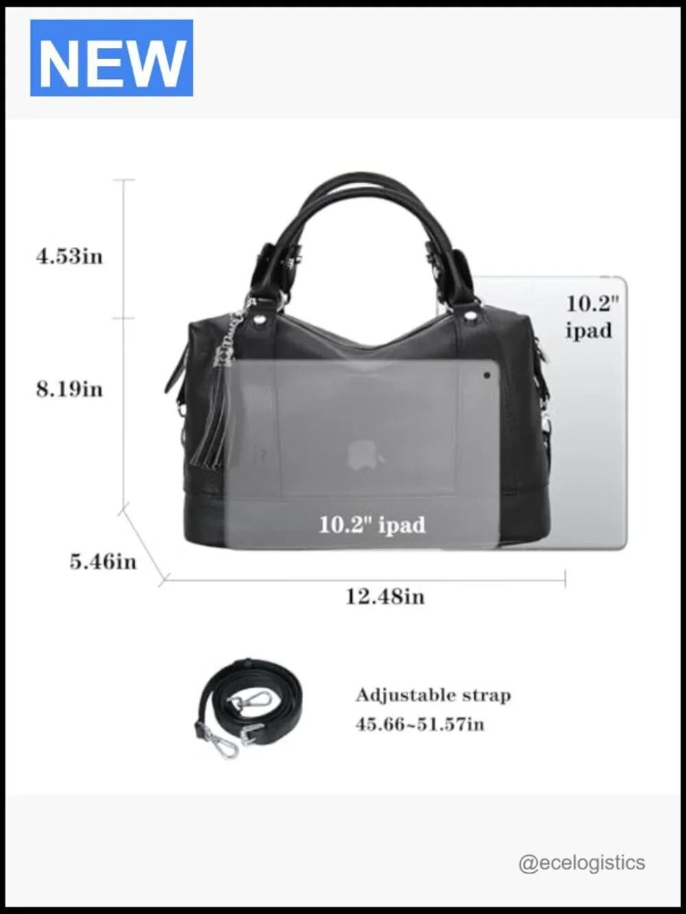 Genuine Leather Satchel Tote Crossbody Handbag Hobo Shoulder Bag